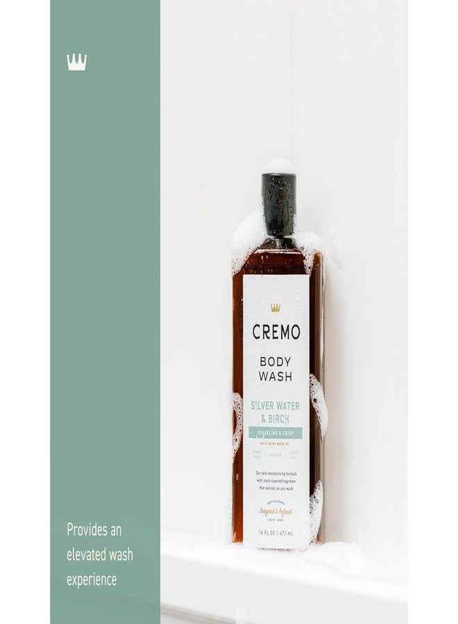 Cremo Body Wash for Men, Silver Water & Birch, Sparkling & Crisp, 16 Fl Oz - Image 4